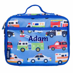 Children's Action Vehicles Lunch Box - Personalisable