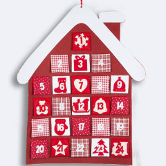 Christmas Cottage Hanging Advent Calendar