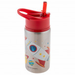 Children's Space Stainless Steel 500ml Water Bottle - Personalisable