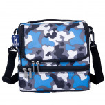 Blue Camo Dual Lunch Bag