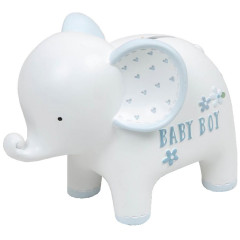 Baby boy elephant money box