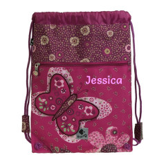 Children's Patchwork 3D Butterfly PE Bag - Personalisable