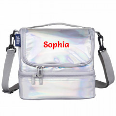 Holographic Double Decker Lunch Box - Personalisable