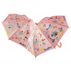 Kids Colour Changing Umbrella - Enchanted Kindgom