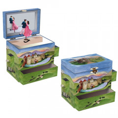 Enchanted Castle Musical Jewellery Box - Personalisable