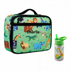 Jungle Kids lunchbox with bottle