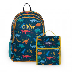 Personalised Dinosaur Backpack with  Lunch Bag