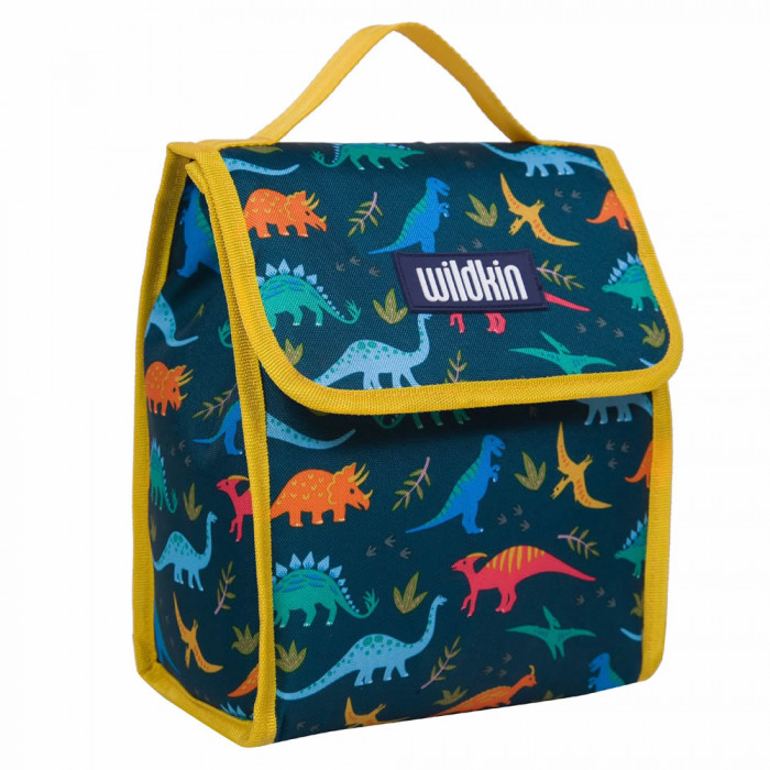 Personalized Dinosaur Lunch Box Embroidered With Child's Name, Stephen  Joseph Brand Dinosaur Lunch Bag for Boy 