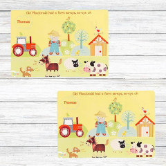 personalsied kids placemats