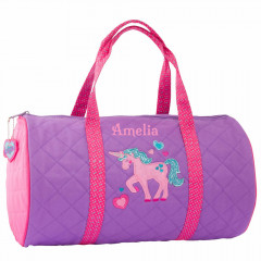  personalised kids duffle bags - Unicorn