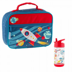 Space Lunch Bag with water bottle