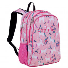 Pink Unicorn Girls Backpacks - Personalised