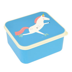 Children's Blue Unicorn Lunch Box