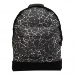 Mi Pac Backpack - Cracked Black & Silver