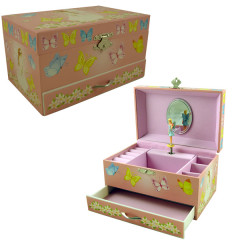 Girl Musical jewellery boxes - lily Butterfly