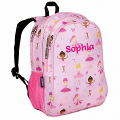 Little Ballerina Children's Backpack With Side Pocket - Personalisable