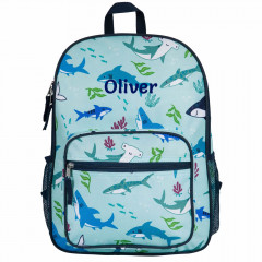 Shark Backpack personalised