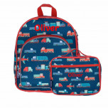 Modern Transportation Toddler Backpack & Lunch Box - Personalisable
