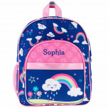 Personalised Girl Backpack - Rainbow
