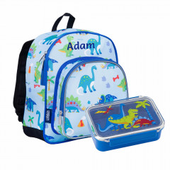 Dinosaur Backpack With Bento Box - Personalisable