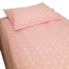 Pink Stars  Girl Duvet Cover Set 100% Cotton