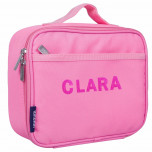 Personalised pink lunchbox