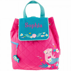 Personalised Pink Mermaid Toddler Backpack
