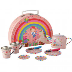 kids play tea set - Rainbow