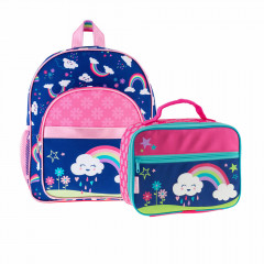Children's Rainbow Backpack With Lunch Box - Personalisable