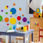 Primary Dots Wall Stickers