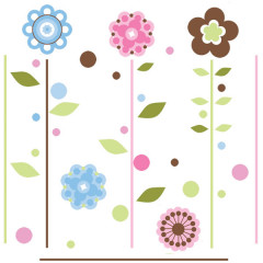 Growing Flowers Wall Stickers3
