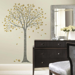 Giant Pink Blossom Tree Wall Sticker
