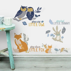 Girl's Woodland Wall Stickers 