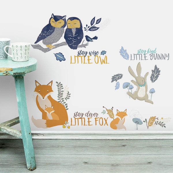 Children's Woodland Animals Wall Stickers